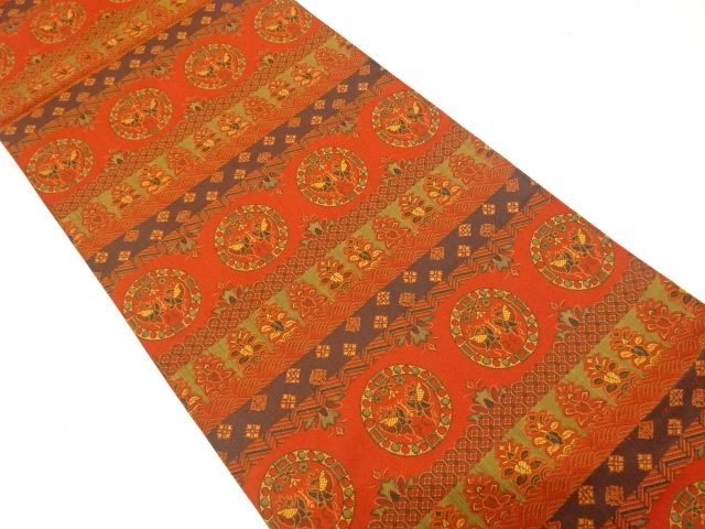 JAPANESE FUKURO OBI / WOVEN BIRD